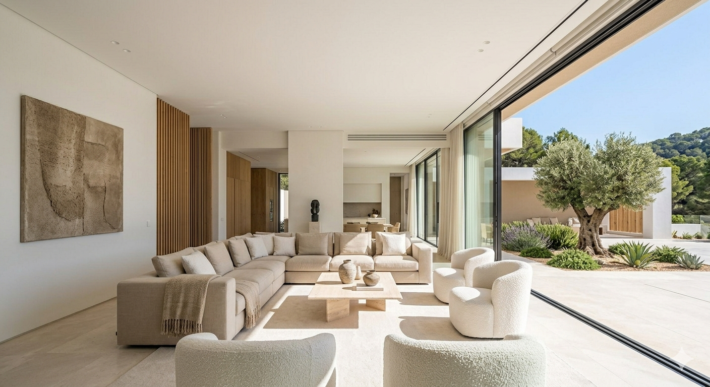 Interior de vivienda de alto nivel